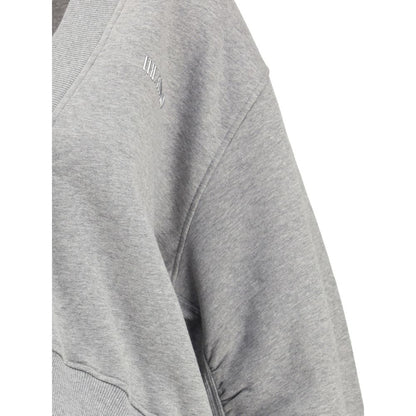 The Attico Gray Cotton Sweatshirt