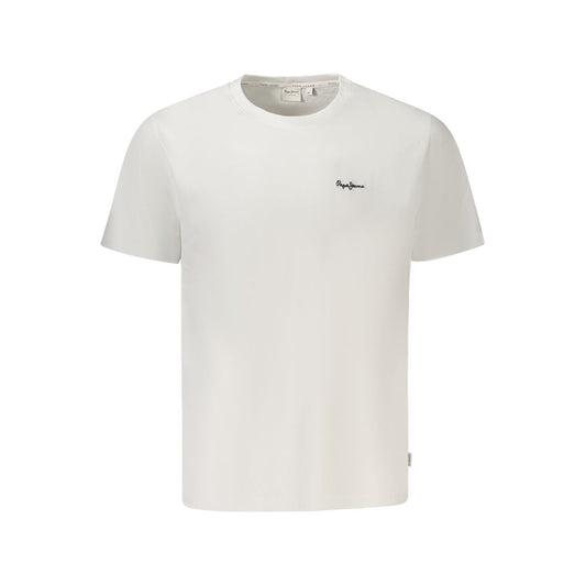 Pepe Jeans Bianco Cotton Men T-Shirt