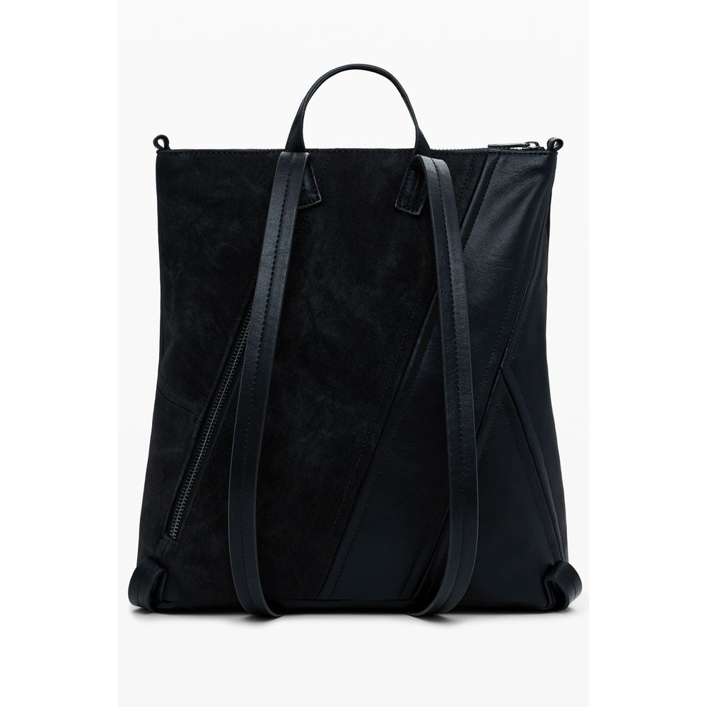 Desigual Black Polyethylene Backpack