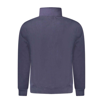 Napapijri Blue Cotton Men Sweatshirt