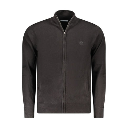 North Sails Nero Acrylic Men Cardigan 1728,67403481248,Black,Cardigans - Sweaters - Clothing,Clothing,L,M,Men,New with tags,North Sails,S,Sweaters - Clothing,XL