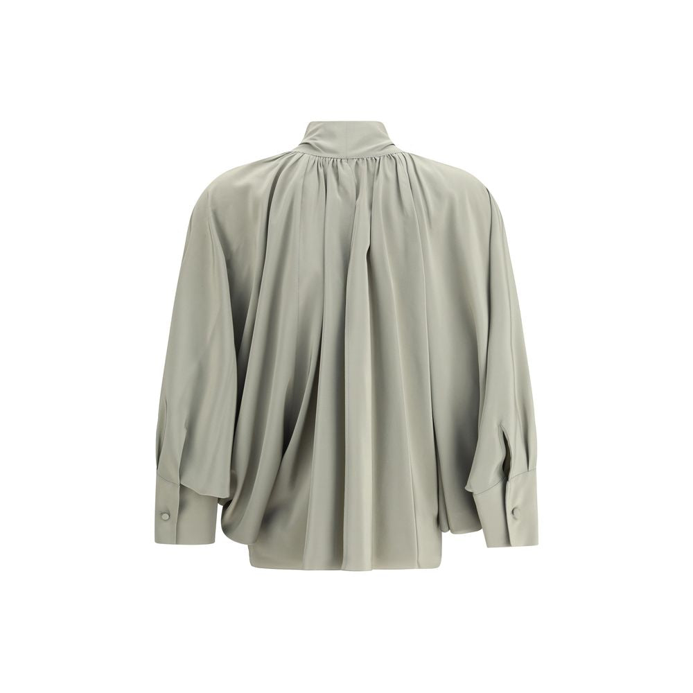 Max Mara Bicolor Silk Blouse