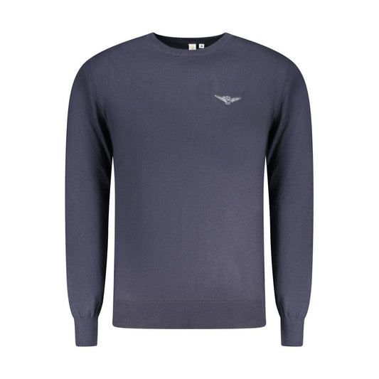Accademia Militare Blue Cotton Men's Sweater