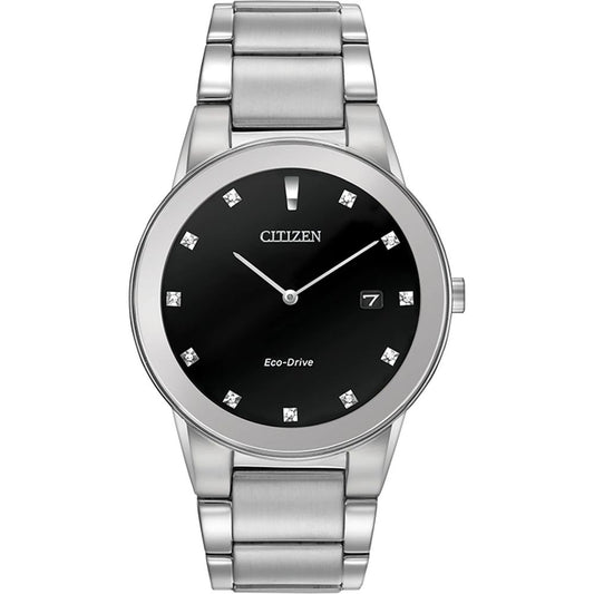 Citizen Gray Stainless Steel Dress Watch1728,67434610848,Accessories,Citizen,Dress Watches - Watches - Accessories,Gray,Men,New with tags,Watches - Accessories