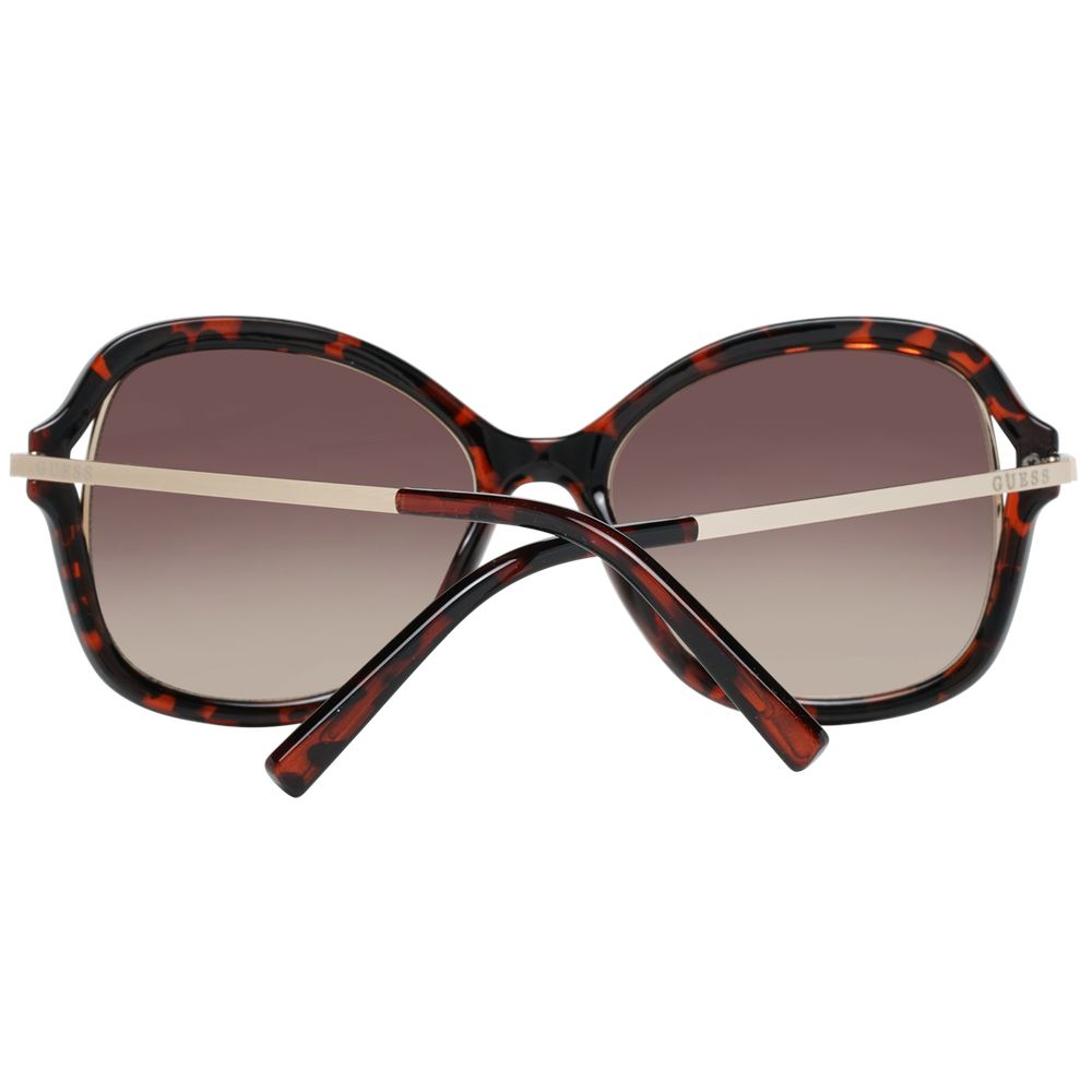 Guess Brown Metal & Plastic Sunglasses