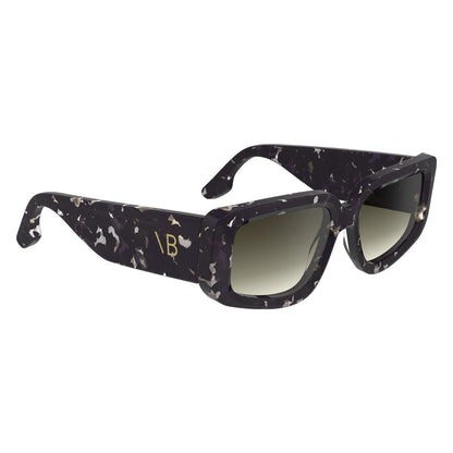 Victoria Beckham Black Acetate Sunglasses