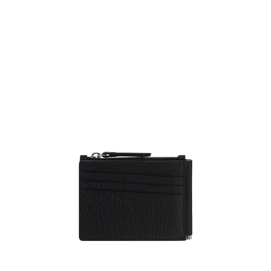 Margiela Black Calf Leather Bos Taurus Wallet1728,72470364320,Accessories,Black,Margiela,New with tags,Wallets - Accessories,Wallets - Wallets - Accessories,Women
