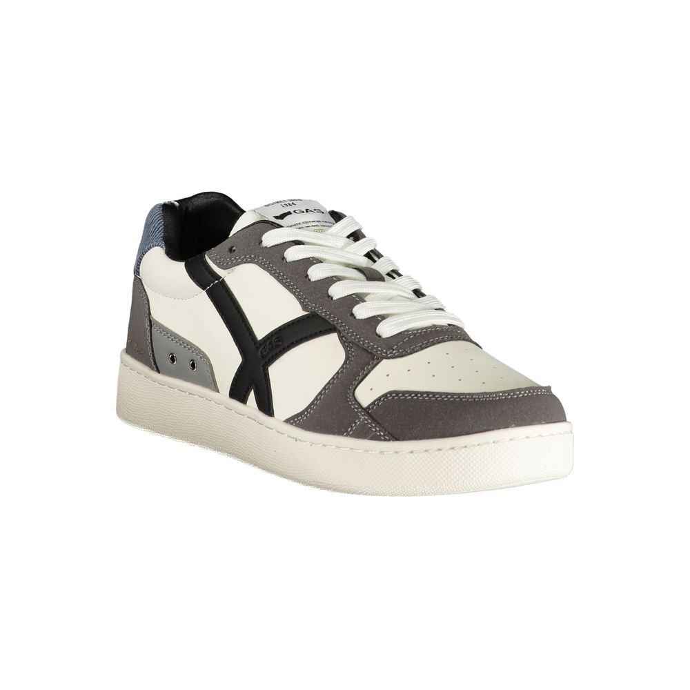 Gas Bianco Polyurethane Men Sneaker 1728,67403481248,Athletic - Sneakers - Shoes,EU41/US8,EU42/US9,EU44/US11,EU45/US12,Gas,Men,New with tags,Shoes,Sneakers - Shoes,White