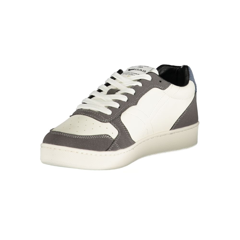 Gas Bianco Polyurethane Men Sneaker 1728,67403481248,Athletic - Sneakers - Shoes,EU41/US8,EU42/US9,EU44/US11,EU45/US12,Gas,Men,New with tags,Shoes,Sneakers - Shoes,White