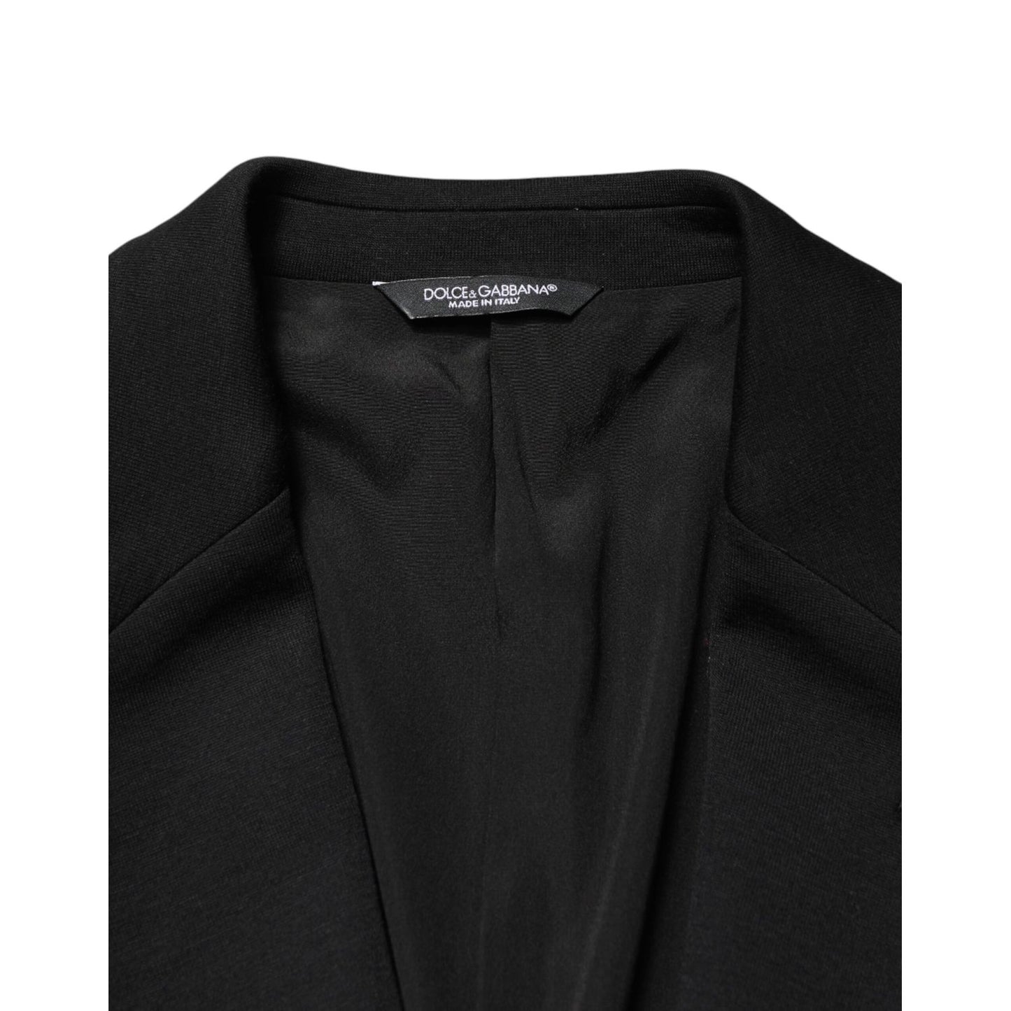 Dolce & Gabbana Black Wool Single Breasted 2 Button Blazer 1728,67345645728,Black,Blazers - Suits & Blazers - Clothing,Clothing,Dolce & Gabbana,IT46 | S,Material: 08%PA+92%WV,Men,New with tags,Suits & Blazers - Clothing