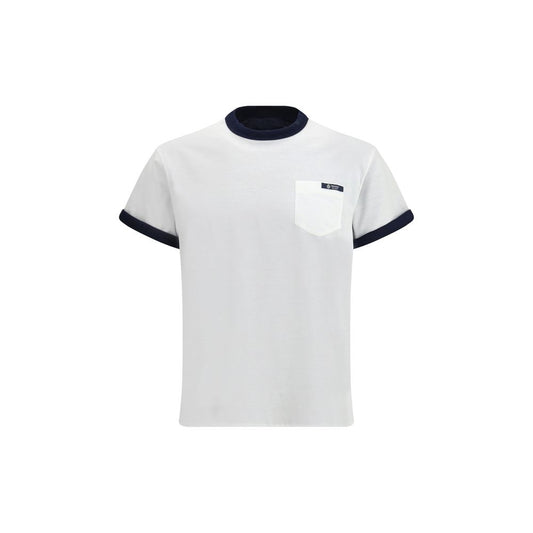 Prada White Cotton T-Shirt 1728,72470364320,Clothing,Men,New with tags,Prada,S,T-Shirts - Clothing,White
