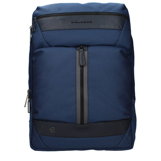 Piquadro Blue Fabric Backpack1728,75667636384,Backpacks - Bags,Bags,Blue,Men,New with tags,Piquadro