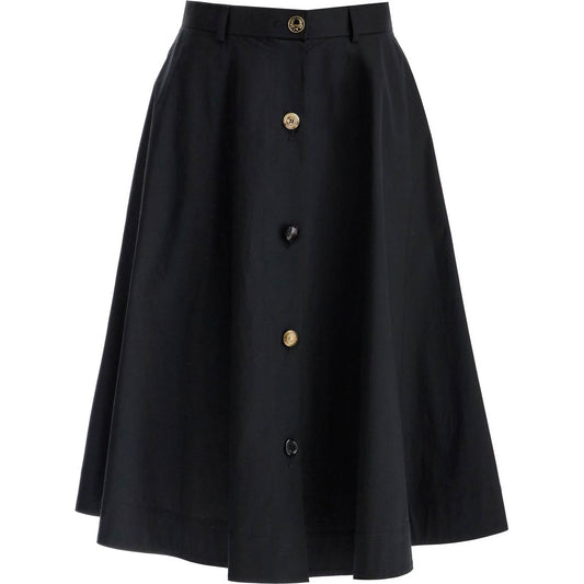 Moschino 'poplin skirt with buttons' Skirts Moschino