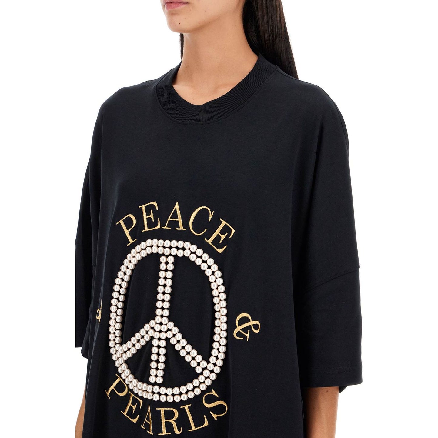 Moschino "peace & pearls t-shirt Dresses Moschino