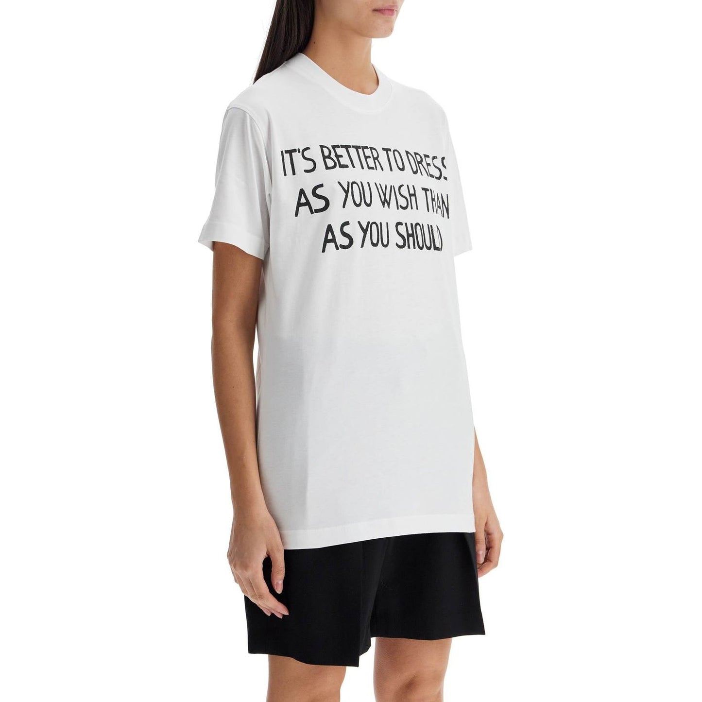 Moschino t-shirt with lettering print Topwear Moschino