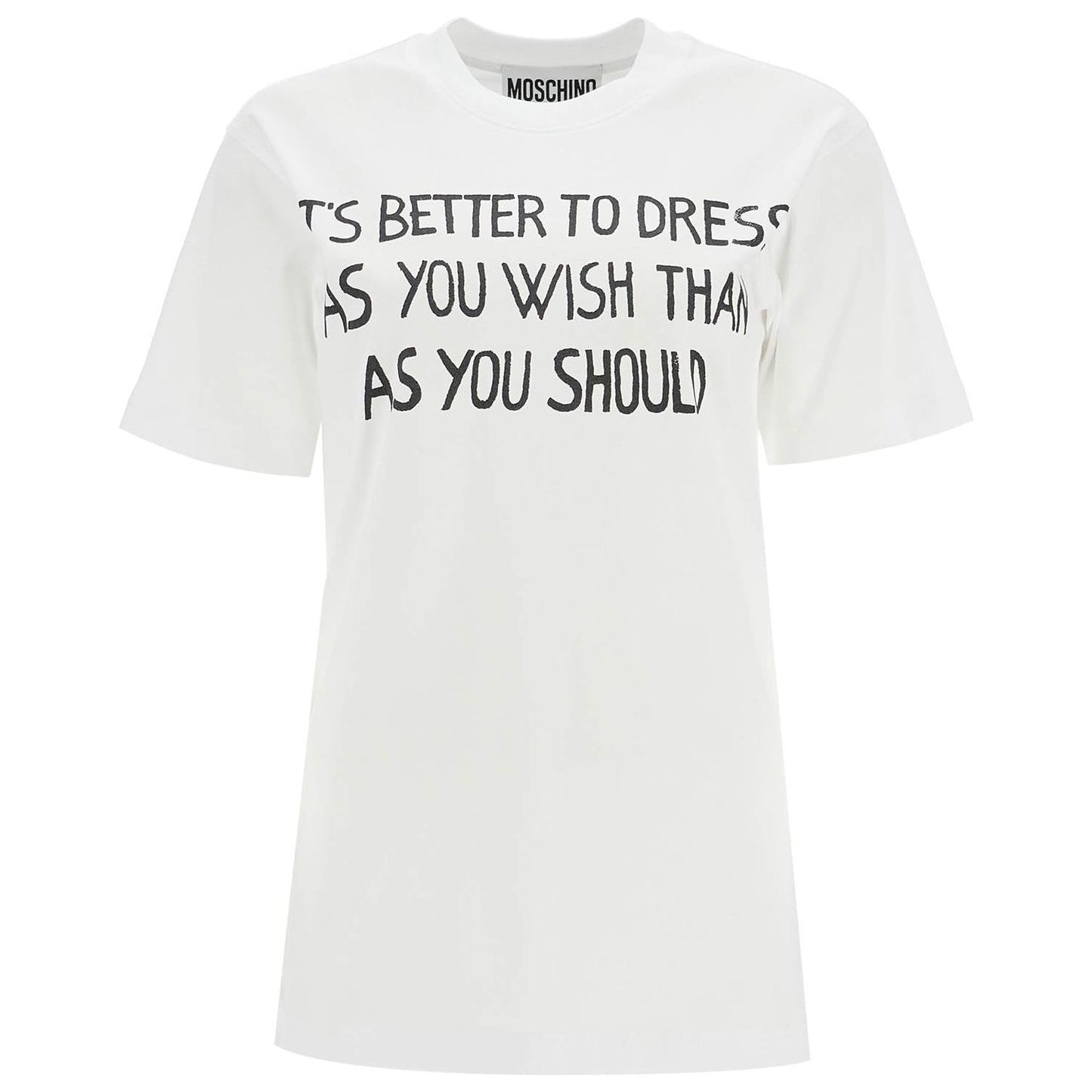 Moschino t-shirt with lettering print Topwear Moschino