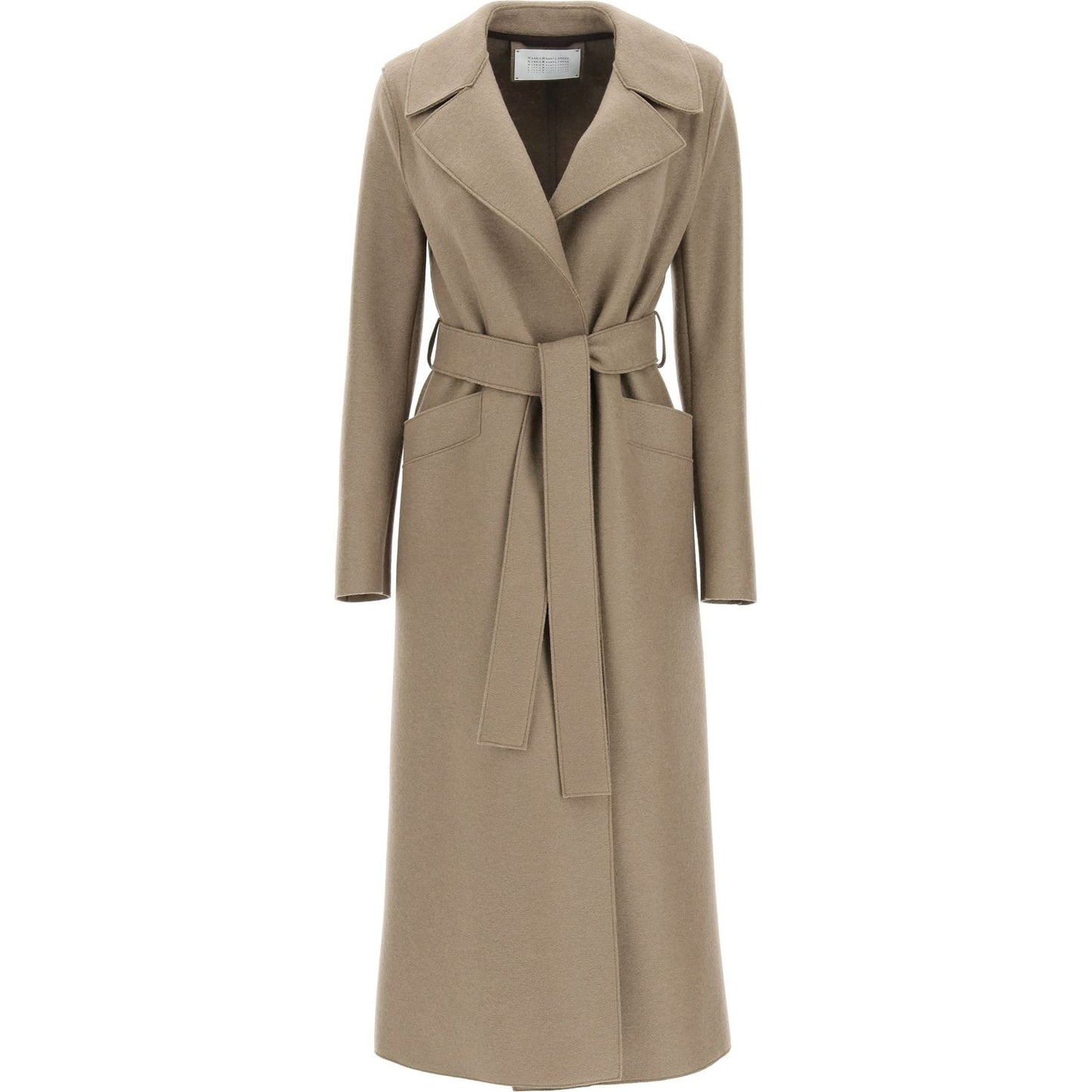 Harris Wharf London long pressed wool coat Jackets Harris Wharf London