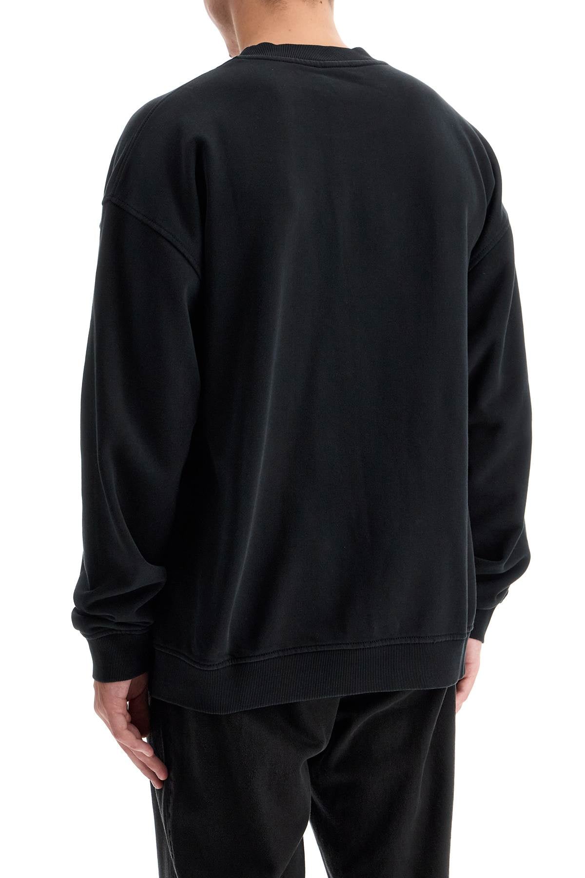 Diesel fleece men sweatshirt black