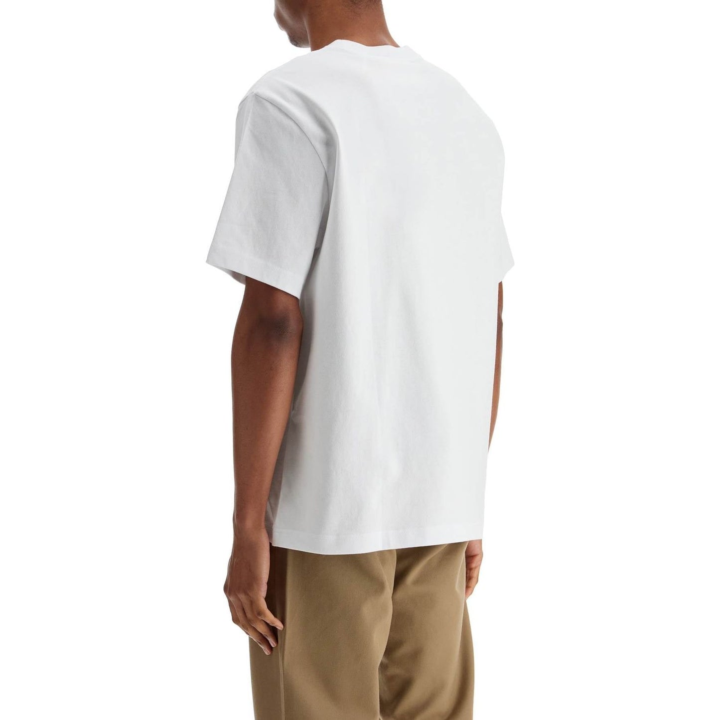 Axel Arigato white organic cotton crew neck t-shirt with discreet logo Topwear Axel Arigato