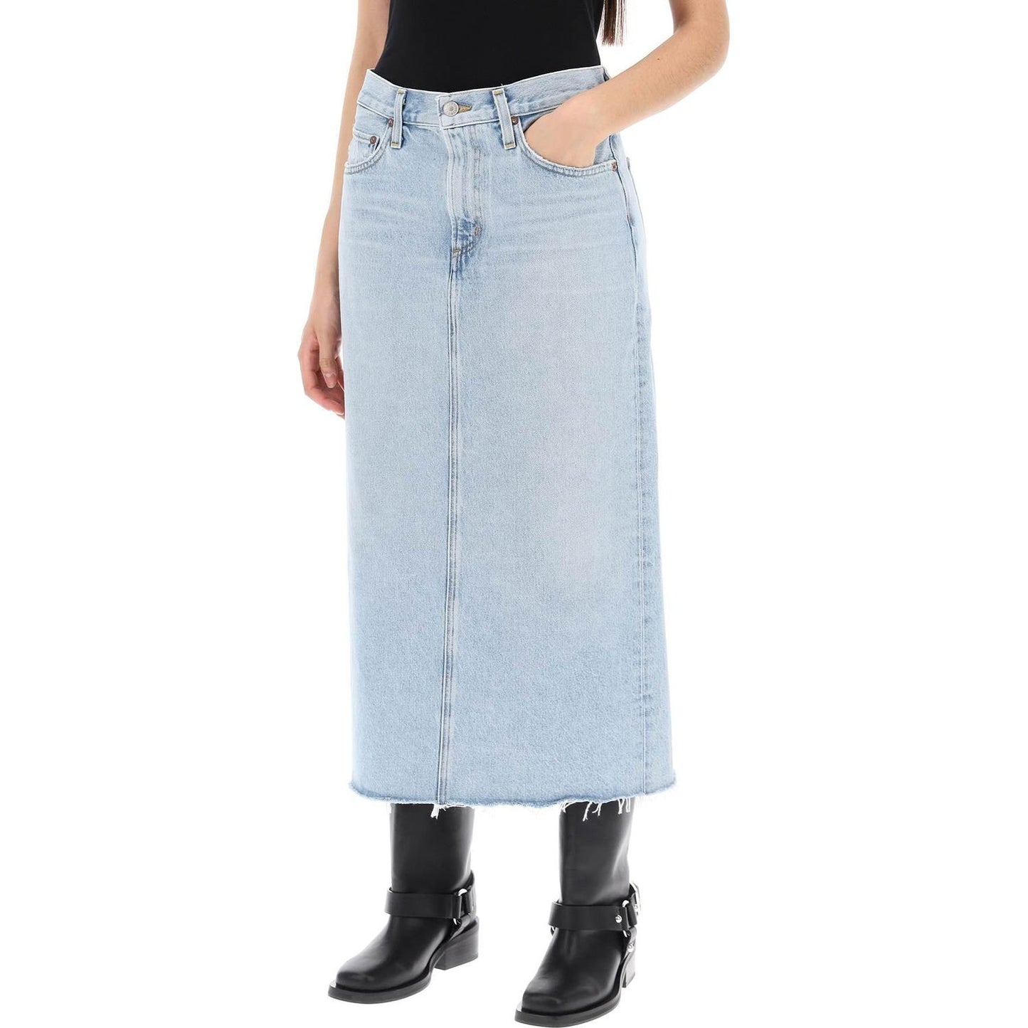 Agolde ragazza  "girl's denim Skirts Agolde