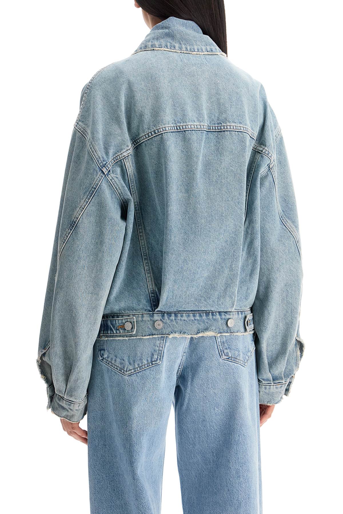 Agolde denim dalton balloon jacket with Jackets Agolde