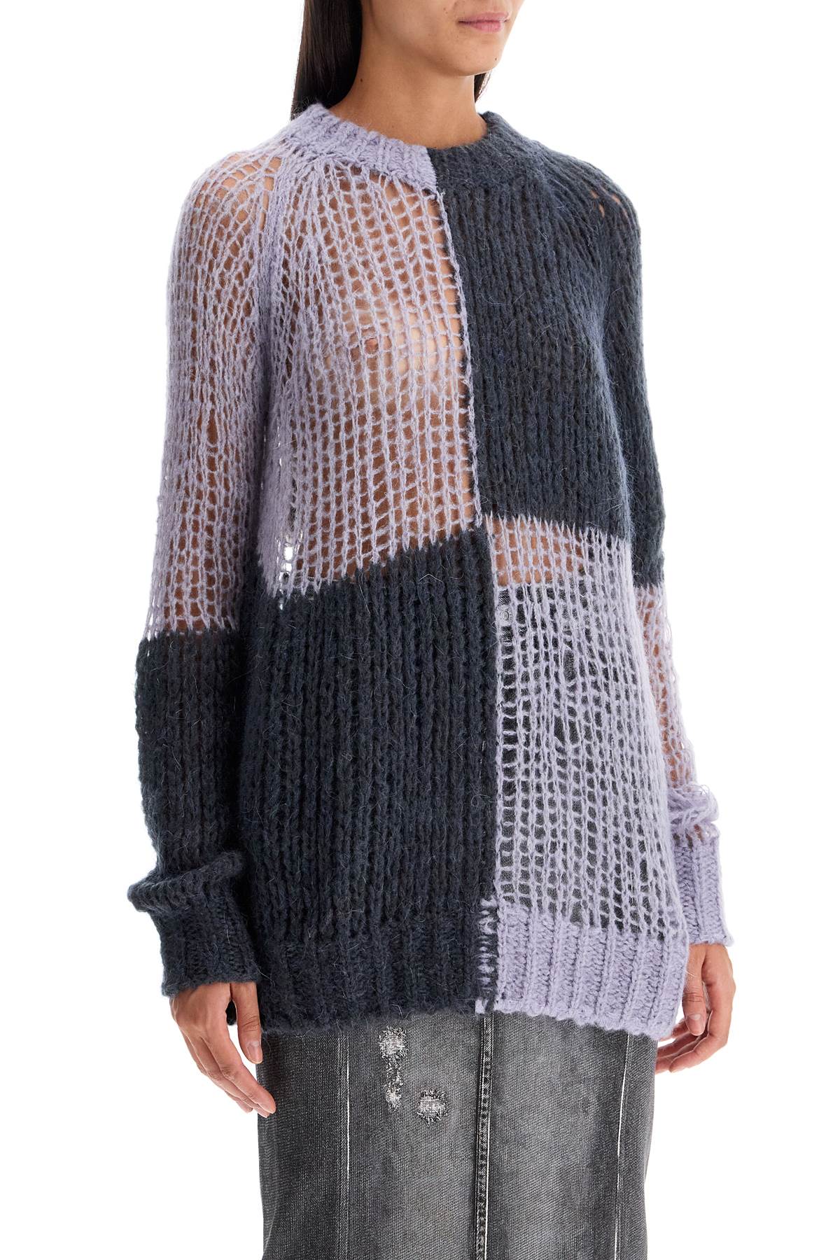 Acne Studios wide-knit mesh shirt