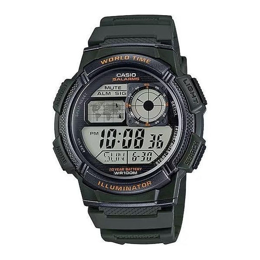 CASIO Mod. WORLD TIME ILLUMINATOR - 5 Alarms, 10 Year battery WATCHES CASIO COLLECTION & VINTAGE