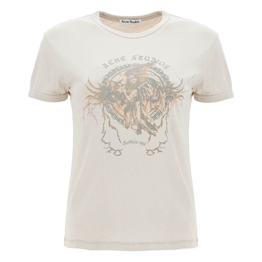 Acne Studios printed slim fit t-shirt Topwear Acne Studios