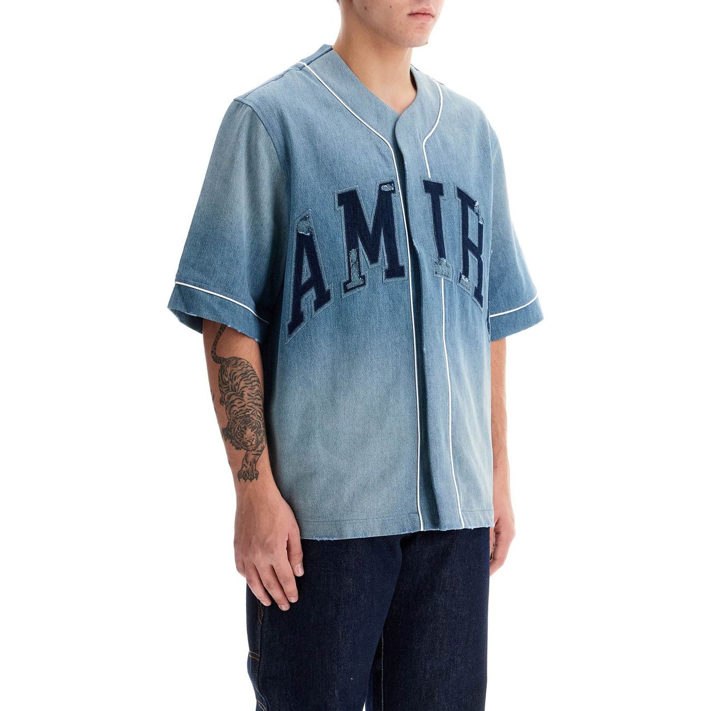 Amiri sunfaded baseball shirt Shirts Amiri