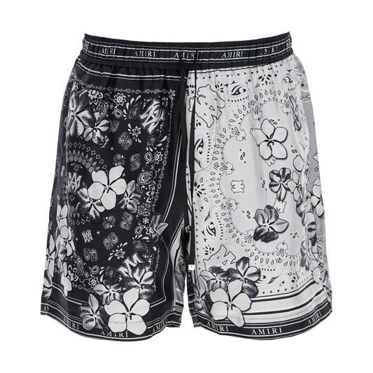 Amiri silk bandana print bermuda shorts Short trousers Amiri