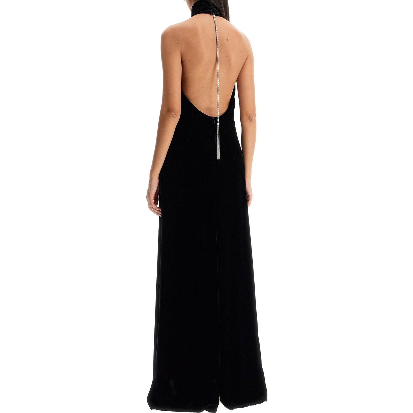 MAX MARA PIANOFORTE MAX MARA PIANOFORTE long velvet dress in armida style Dresses MAX MARA PIANOFORTE