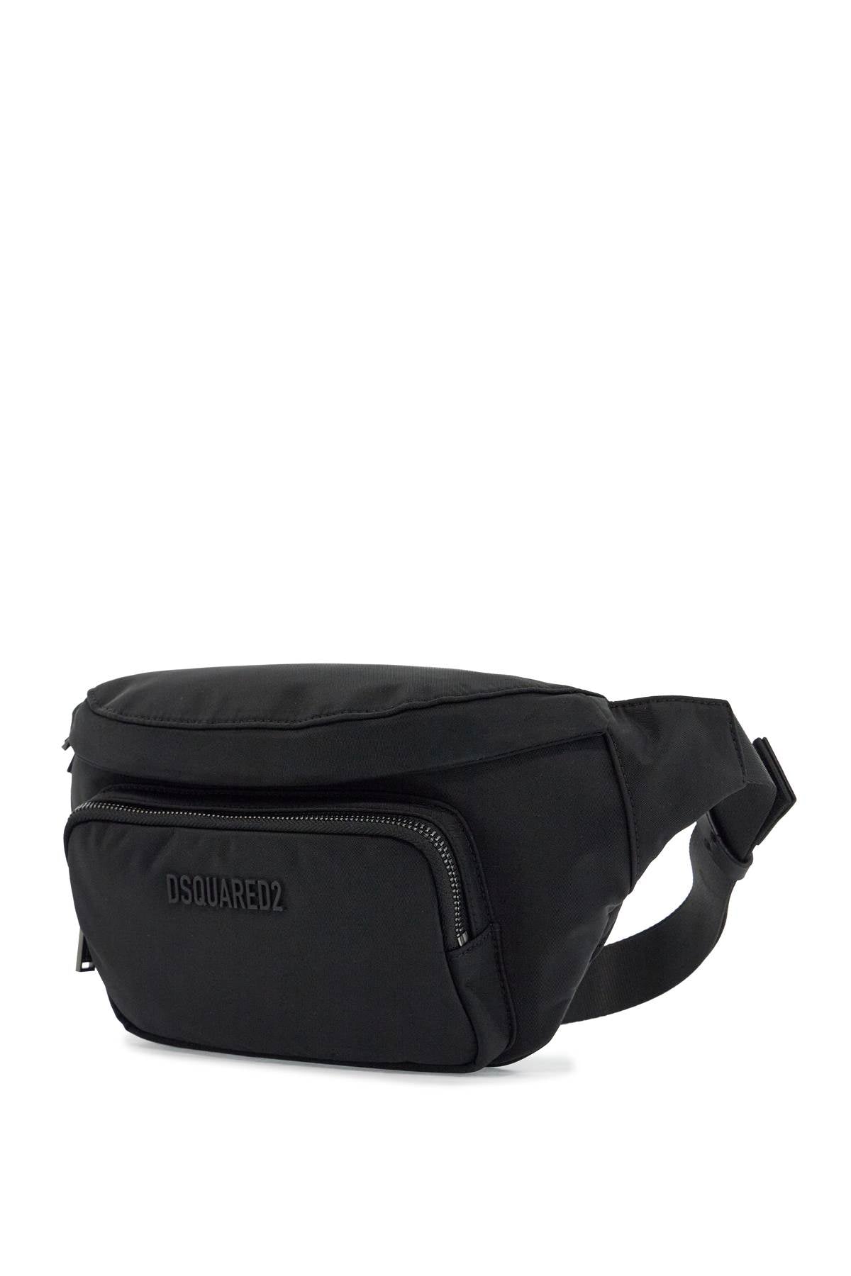 Dsquared2 black waist bag in polyamide with adjustable shoulder strap Belt bags Dsquared2