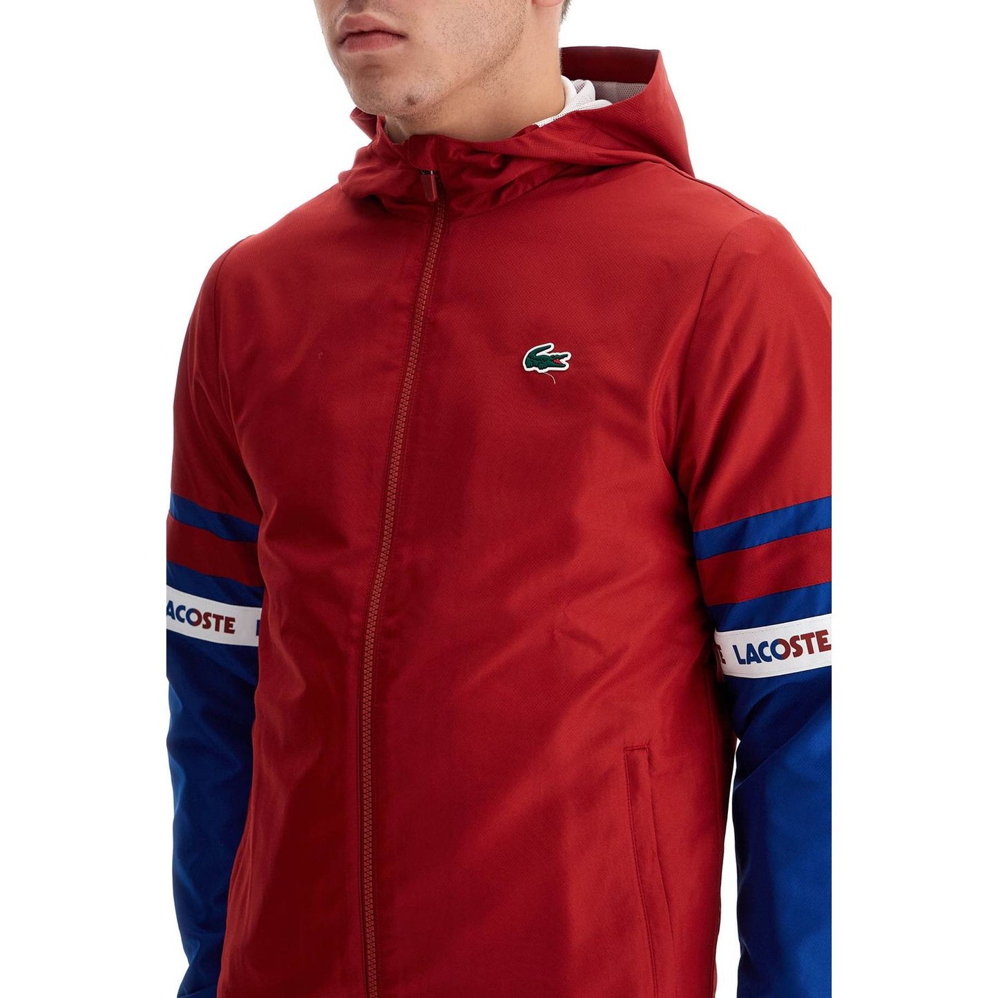 Lacoste sporty jacket with contrasting sleeves Vests Lacoste