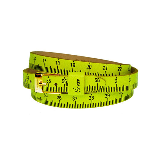 Il MEZZOMETRO Mod. FLUO - Bracciale in pelle/leather bracelet-0