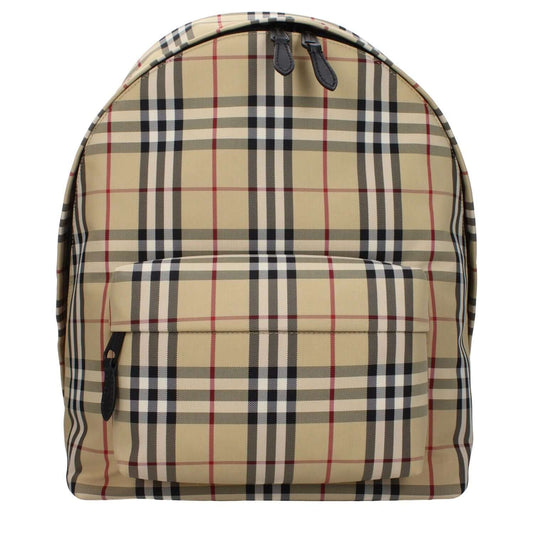 Burberry Beige Fabric Backpack1728,75667636384,Backpacks - Bags,Bags,Beige,Burberry,Men,New with tags