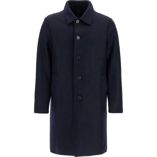 Harris Wharf London single-breasted pressed wool coat Jackets Harris Wharf London