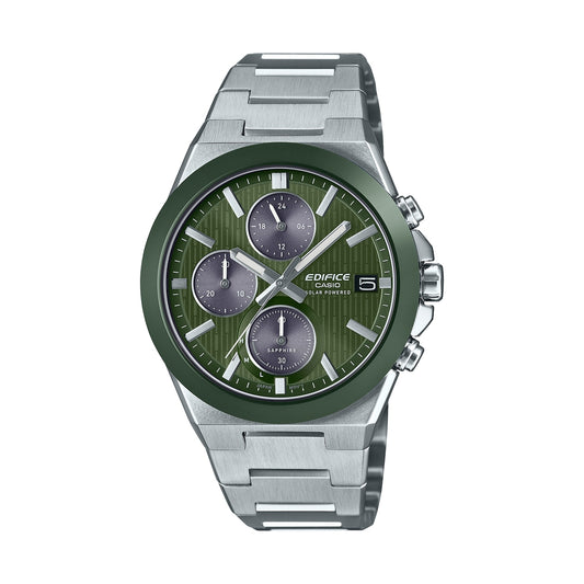 CASIO EDIFICE Mod. SOLAR POWERED CHRONOGRAPH - GREEN WATCHES