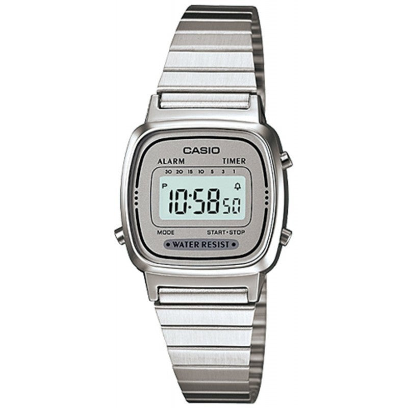 CASIO VINTAGE Mod. ICONIC MINI STEEL - LIGHT GREY