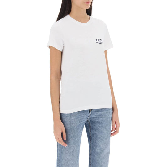 A.P.C. denise t-shirt with logo embroidery Topwear A.P.C.