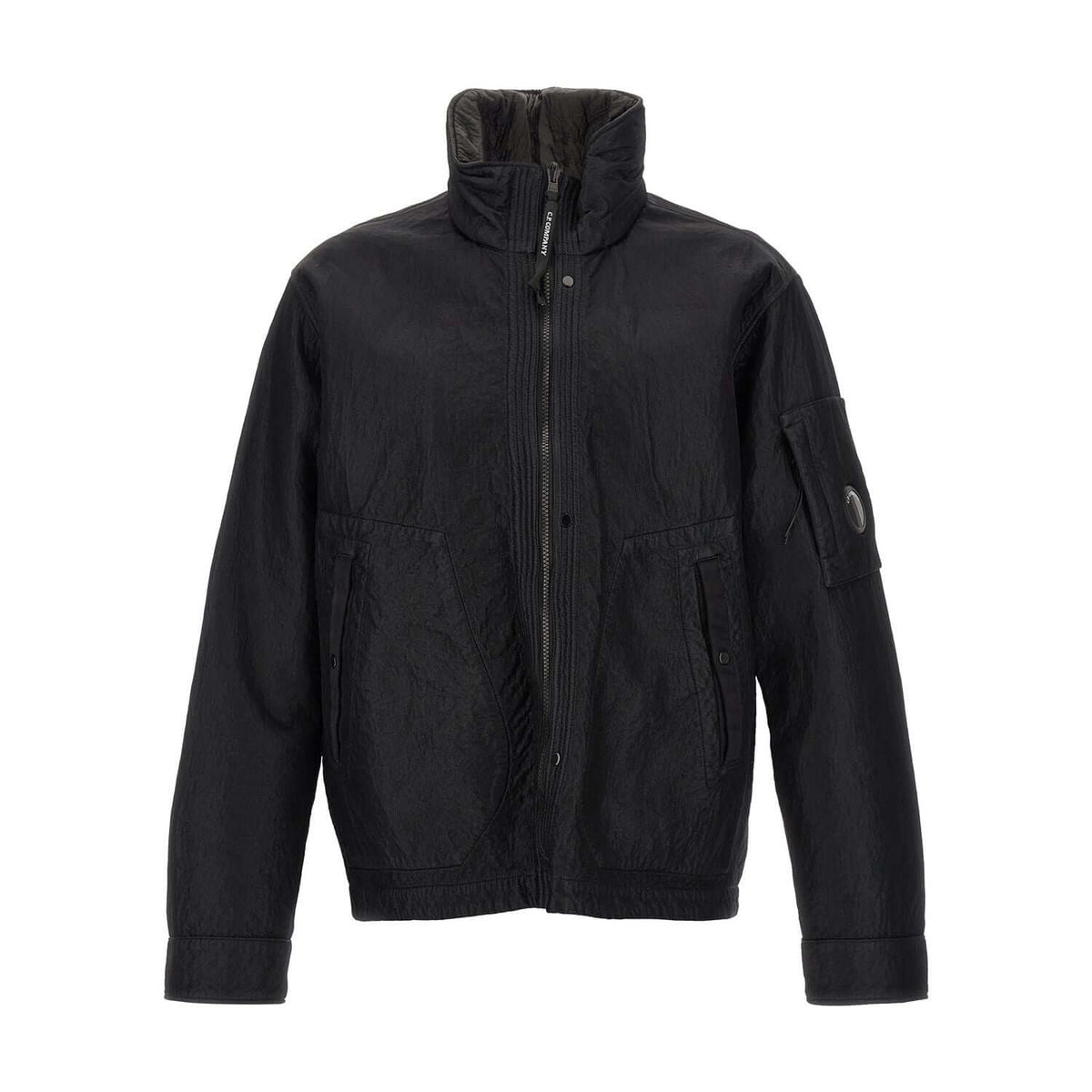 C.P. Company Black Polyamide Shell Jacket