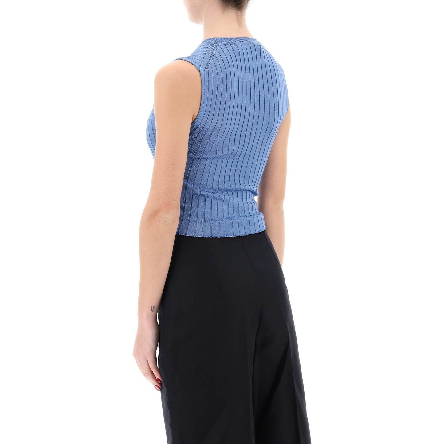 Marni sleeveless ribbed knit top Topwear Marni