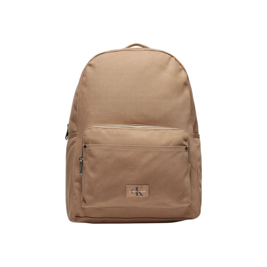 Calvin Klein Jeans Beige Recycled Polyester Backpack