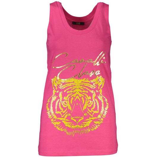 Cavalli Class Rosa Cotton Female Tank Top1728,67403481248,Cavalli Class,Clothing,M,New with tags,Pink,S,T-Shirts - Clothing,Tank Tops - T-Shirts - Clothing,Women