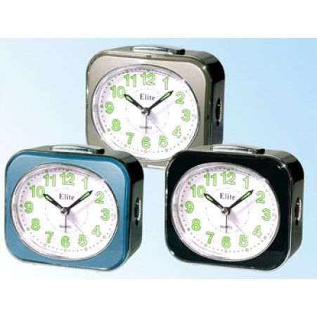 ELITE SVEGLIA ANALOGICA BLU / BLUE ALARM CLOCK CLOCKS,Sveglia