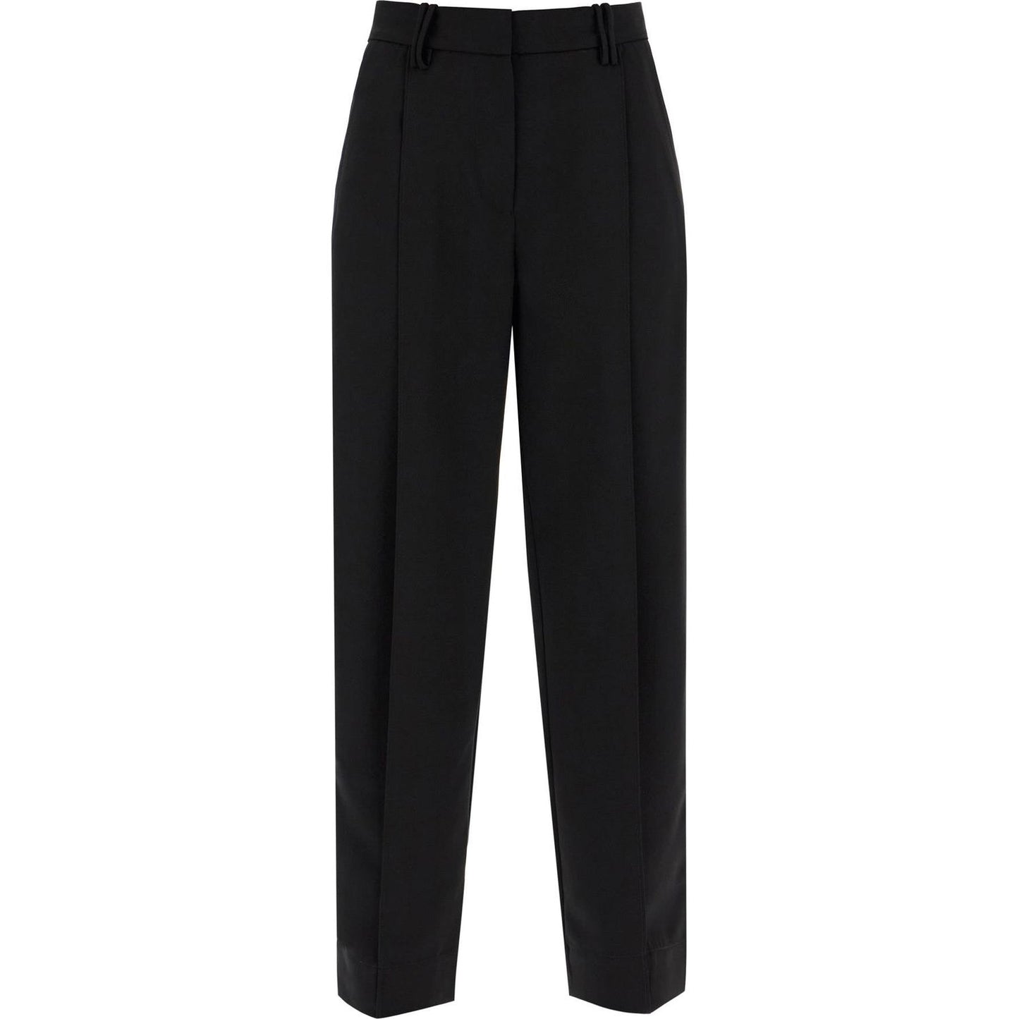 Ganni lightweight pants with pleats Trousers Ganni