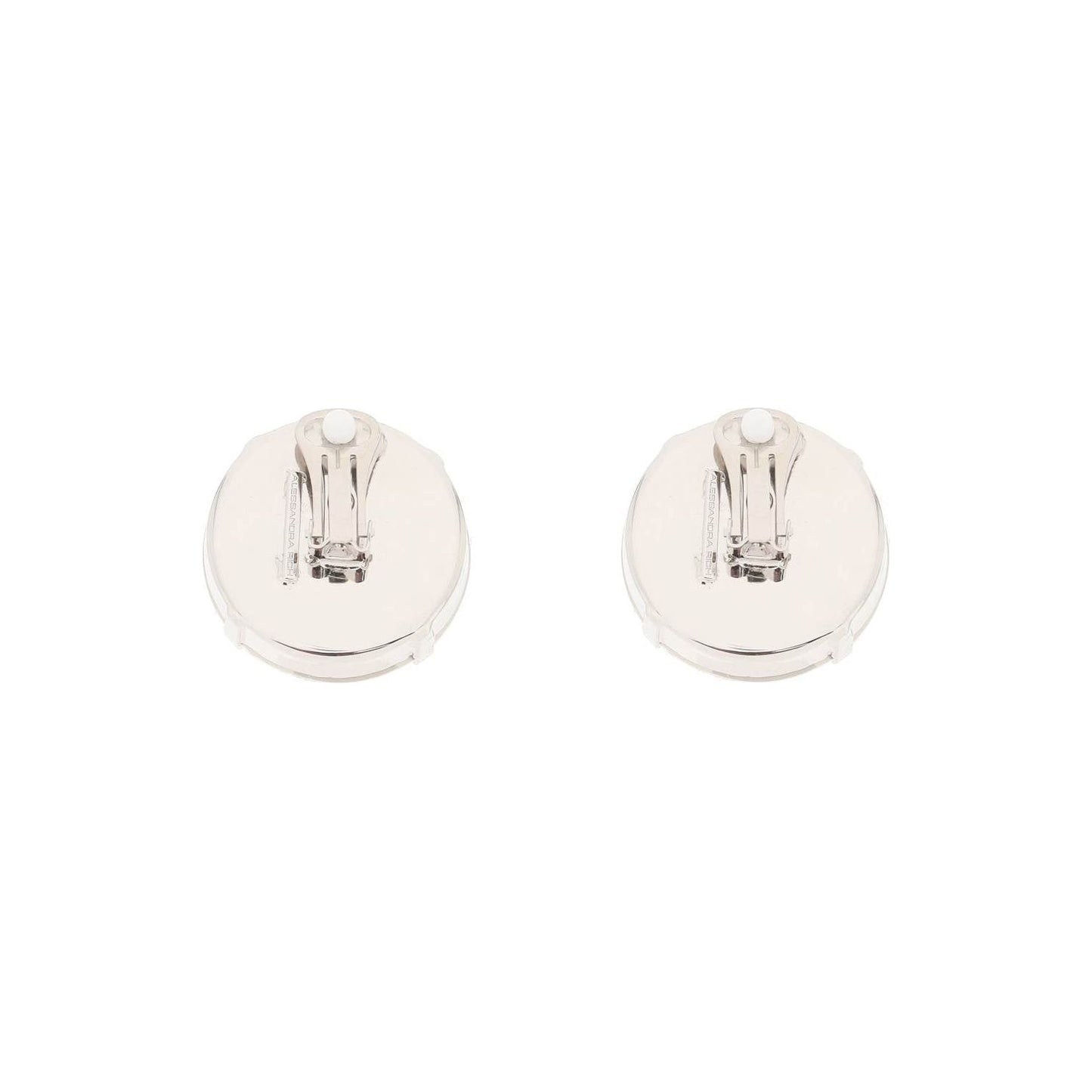 Alessandra Rich large crystal clip-on earrings Jewellery Alessandra Rich