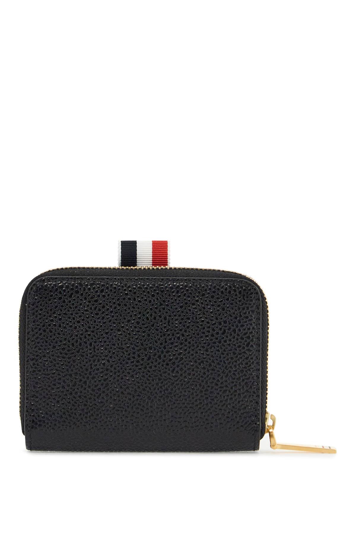 Thom Browne portafoglio slim con zip circonferenziale nero Wallets Thom Browne