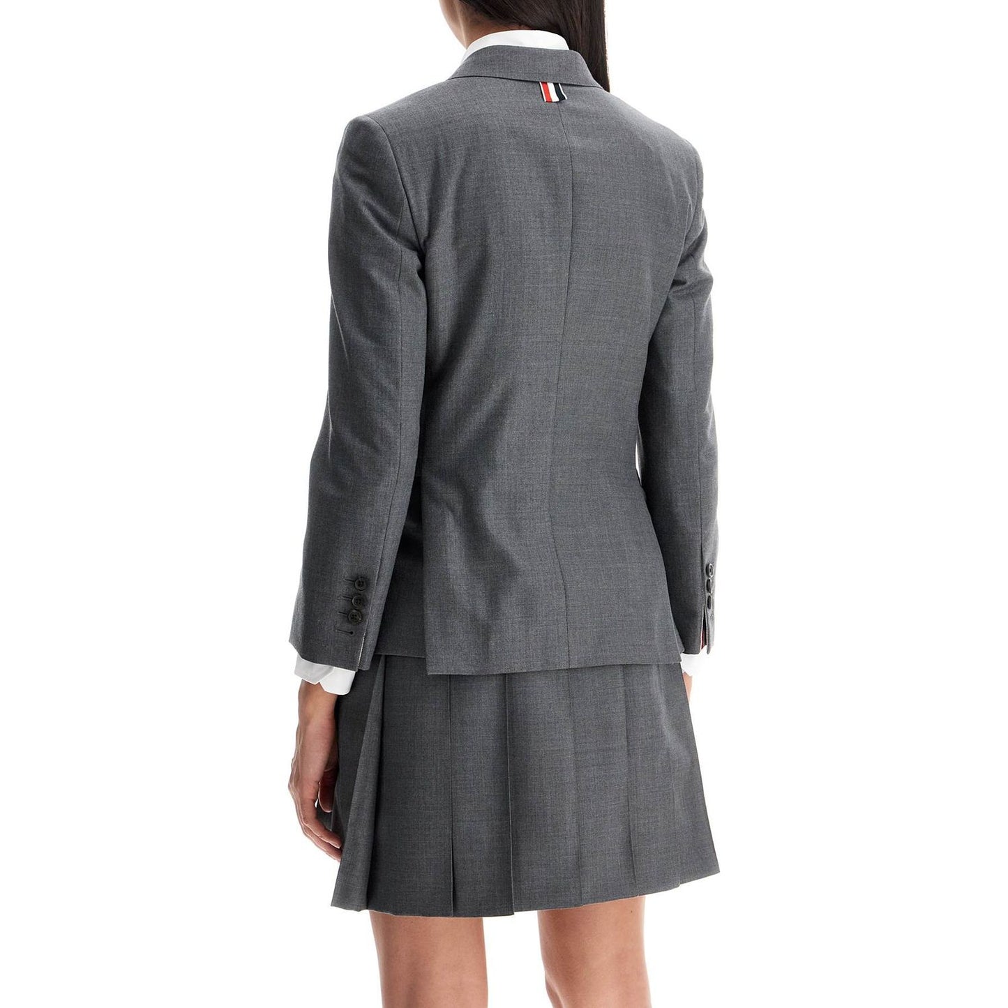 Thom Browne wool twill jacket in slim fit style Jackets Thom Browne