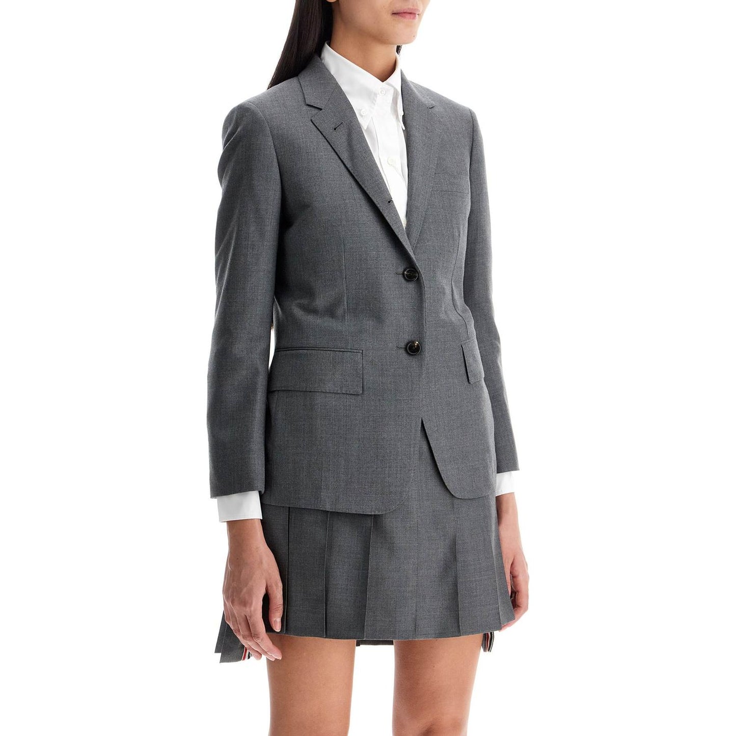 Thom Browne wool twill jacket in slim fit style Jackets Thom Browne