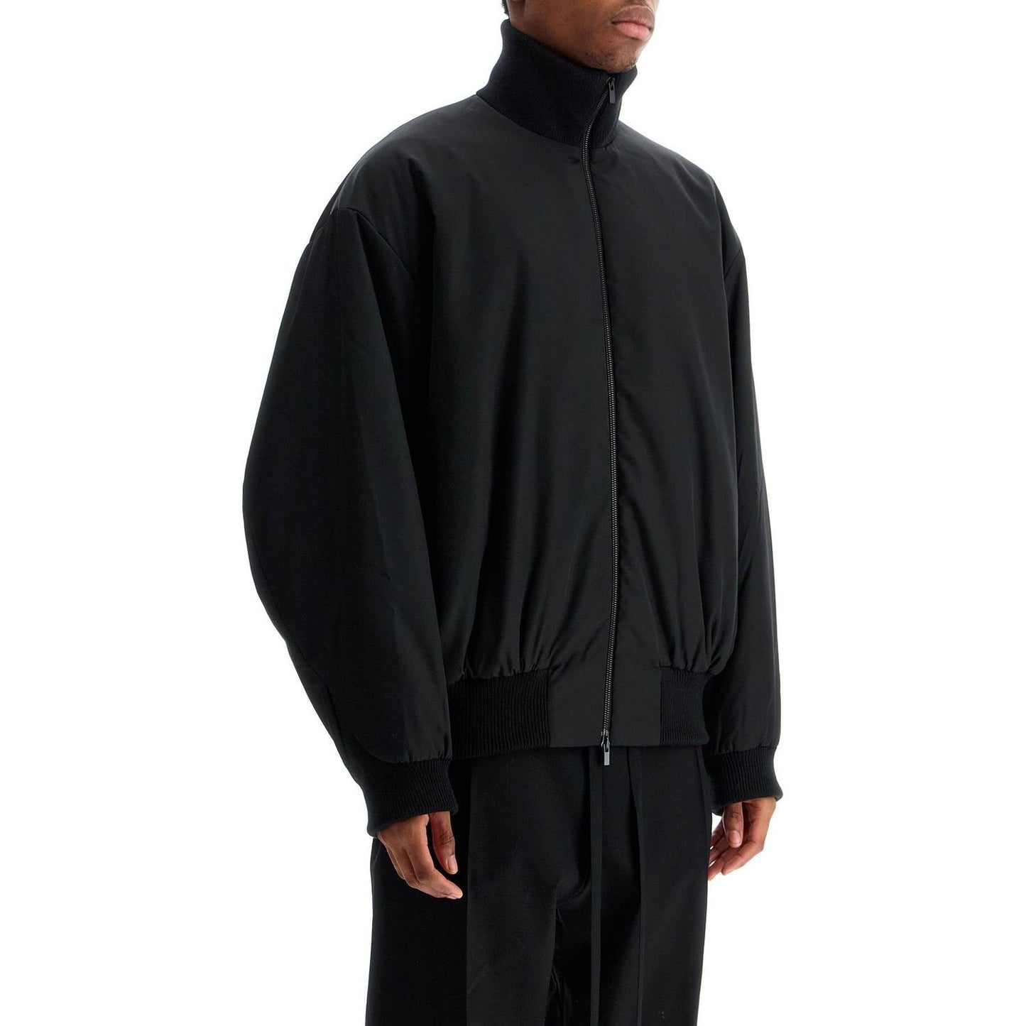 Fear Of God black nylon bomber with high collar Jackets Fear Of God